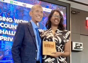 David Evans with Danyetta Fleming