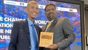 David Evans with Mario Doyle